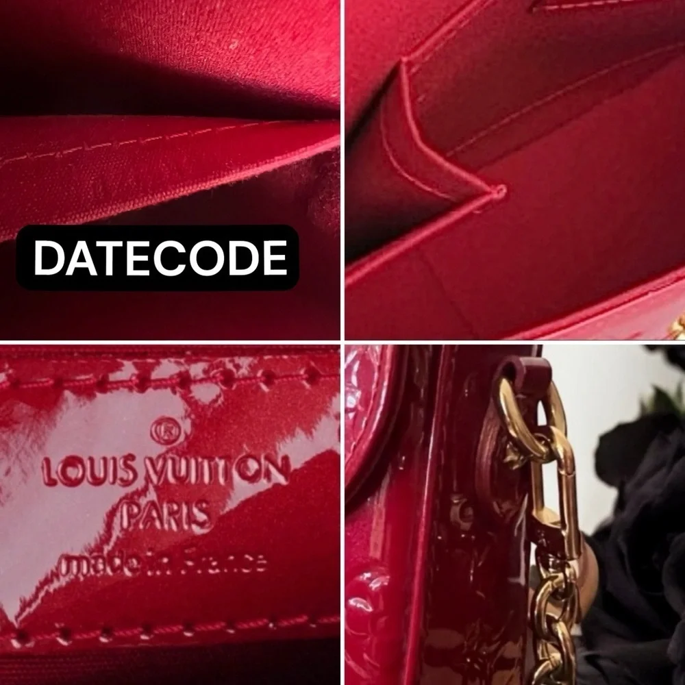 Pomme D'Amour Apple of Love Monogram Vernis Rodeo Drive Bag Louis Vuitton Red